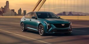 2026 Cadillac CT5 running on road