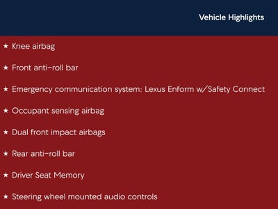 2019 Lexus ES 350 350