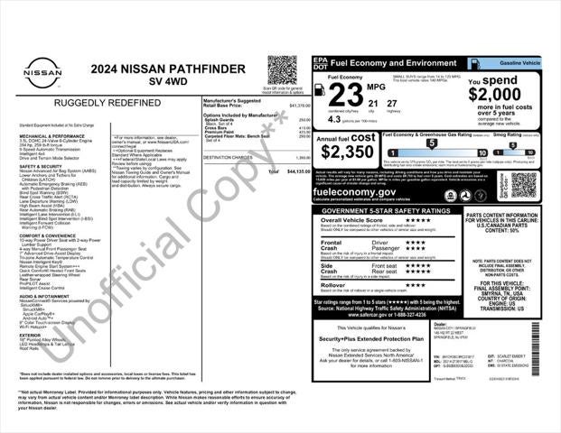 2024 Nissan Pathfinder SV
