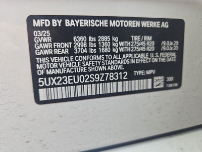 2025 BMW X5 xDrive40i