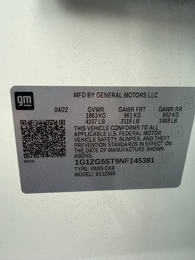 2022 Chevrolet Malibu RS