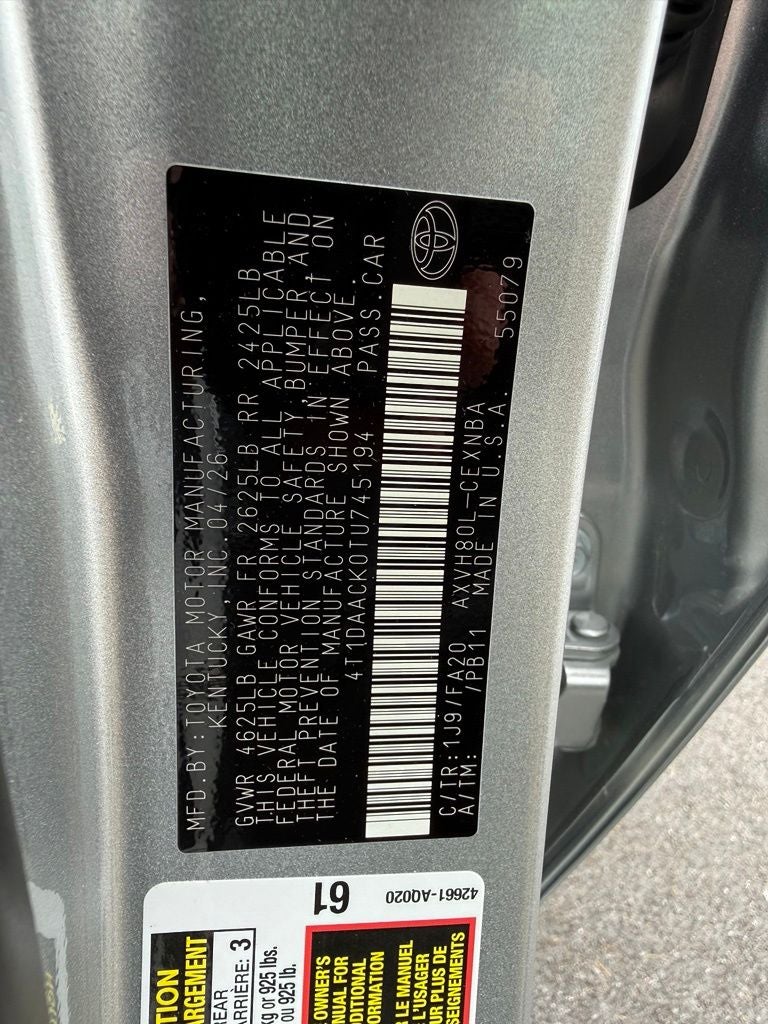 2026 Toyota Camry LE