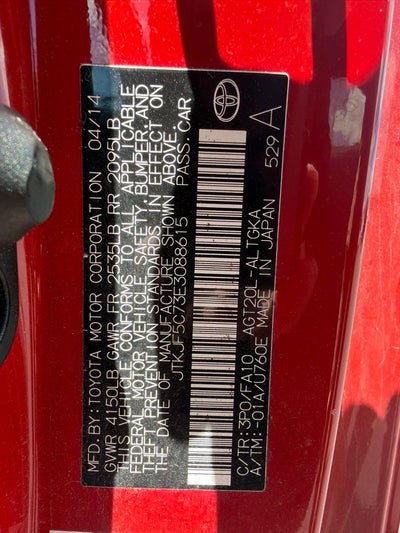 2014 Scion SCION tC Base