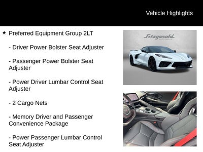 2026 Chevrolet Corvette Stingray 2LT