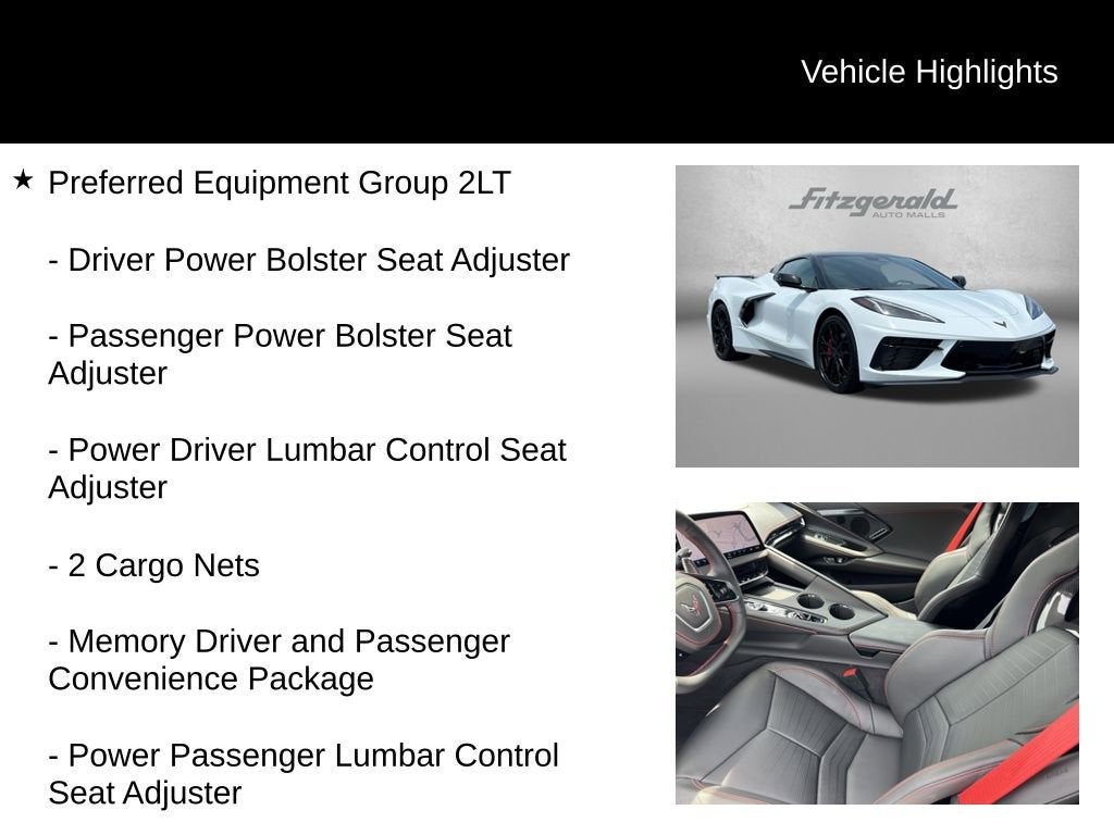2026 Chevrolet Corvette Stingray 2LT