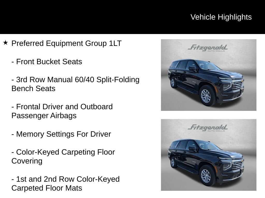 2025 Chevrolet Tahoe LT