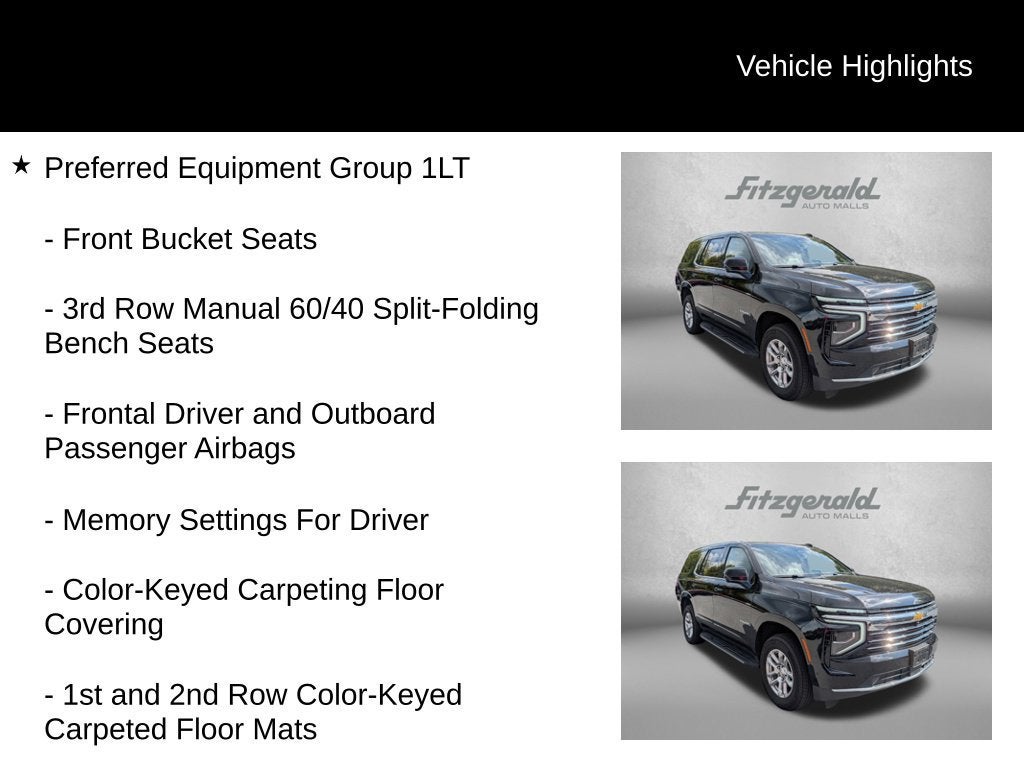 2025 Chevrolet Tahoe LT