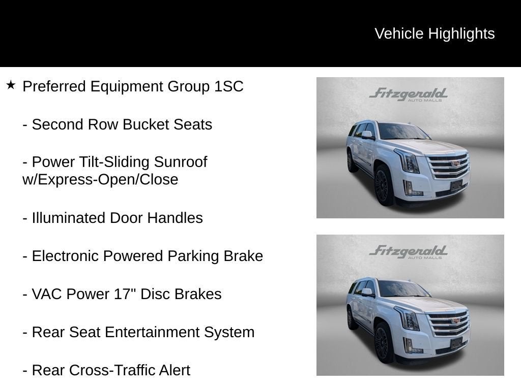 2016 Cadillac Escalade Premium Collection