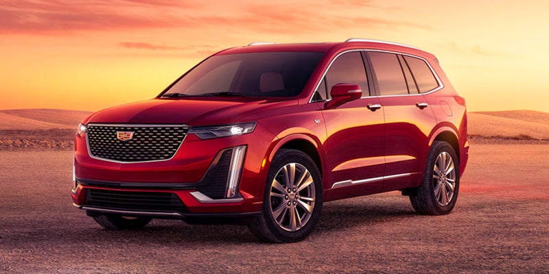 Red 2025 Cadillac XT6